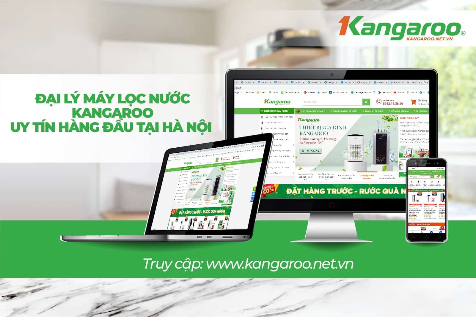 Kangaroo.net.vn - Địa chỉ mua cây nước nóng lạnh Kangaroo KG37N giá tốt nhất