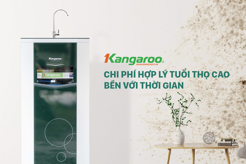 máy lọc nước Kangaroo KG104A tuổi thọ bền bỉ
