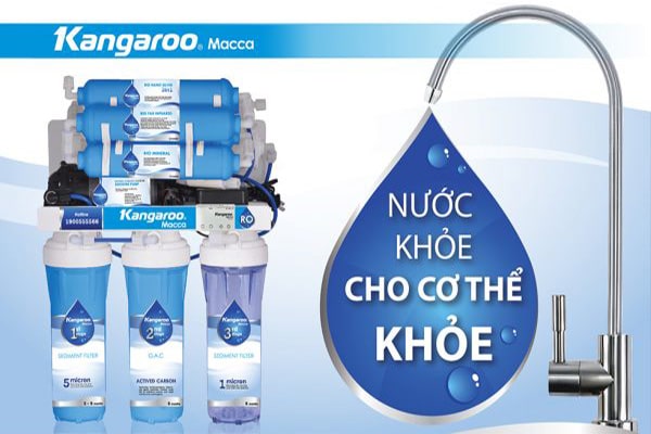 Nước từ máy lọc nước KGMC09 KV 9 lõi có tác dụng tốt cho sức khỏe