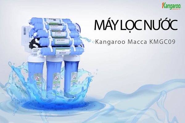 Máy lọc nước RO Kangaroo Macca 9 lõi lọc KGMC09 Không tủ