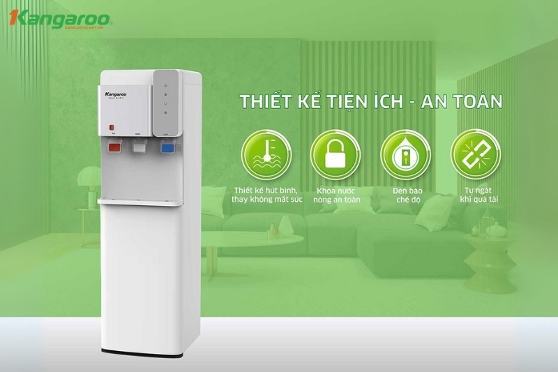 Cây nước nóng lạnh KG63A3 sở hữu 4 tính năng nỗi bật