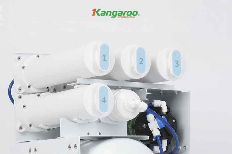 Máy lọc nước Kangaroo KG100MED thiết kế bộ lõi đúc nguyên khối