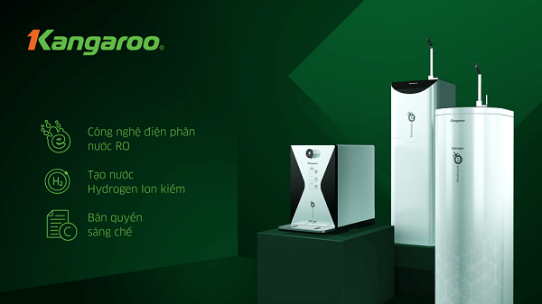 Máy lọc nước Hydrogen ion kiềm Kangaroo KG100EED