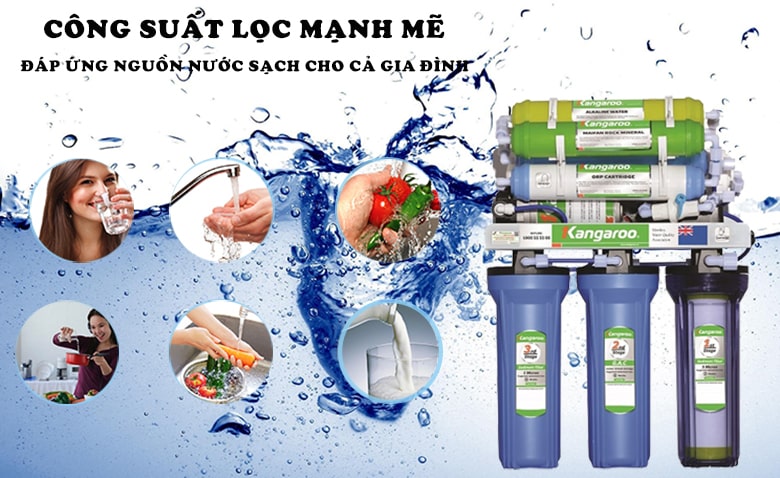 điểm nhấn nổi bật của máy lọc nước 9 lõi KG108AKV