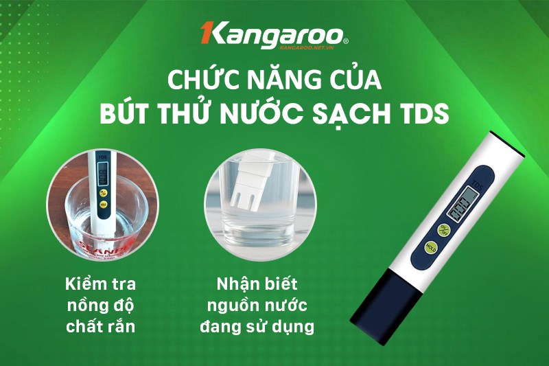 Chức năng của bút đo nước sạch TDS
