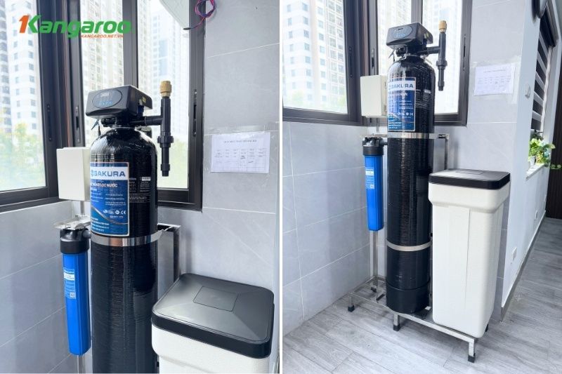 Hình ảnh lắp đặt lọc tổng Sakura SKT211C