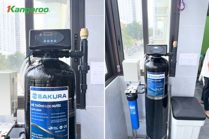 Lọc tổng Sakura SKT211C với hệ thống điều khiển thông minh