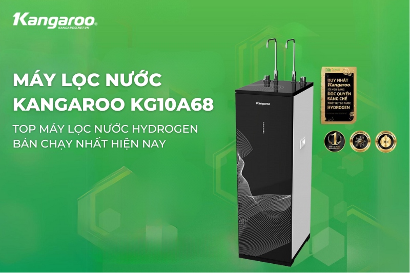 Máy lọc nước Hydrogen tích hợp nóng lạnh KG10A68