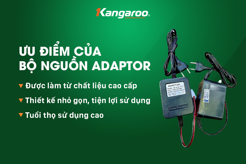 Ưu điểm của bộ nguồn Adaptor cho máy lọc nước