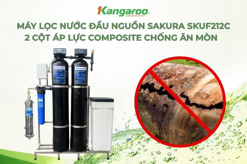 SKUF212C với 2 cột composite chống ăn mòn tuyệt đối