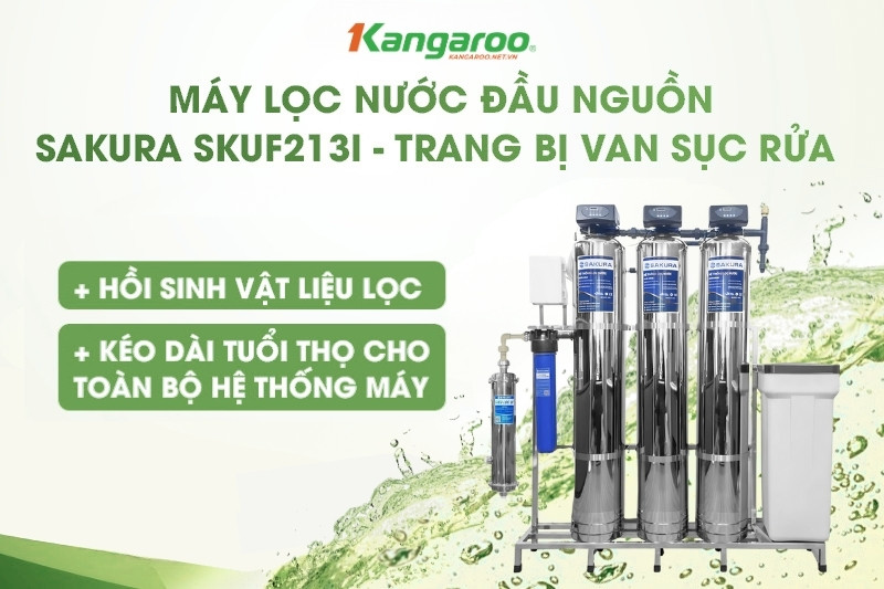 Trang bị van sục rửa tự động giúp hồi sinh vật liệu lọc