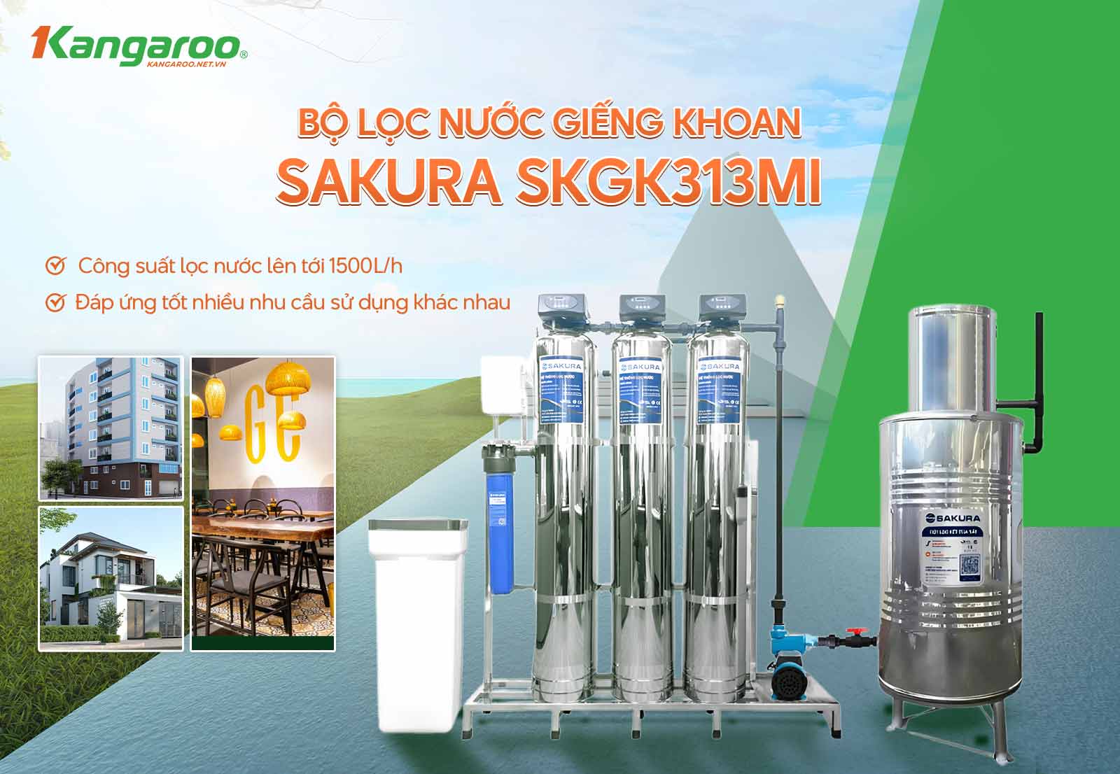 Hệ thống Sakura SKGK313MI có thể đáp ứng nhiều nhu cầu sử dụng khác nhau