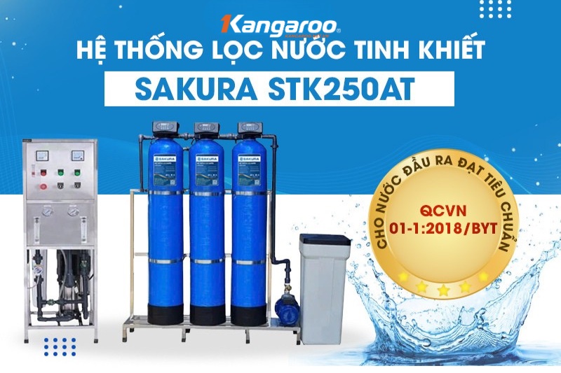 Hệ thống lọc nước SAKURA SKTK250/AT - Giải ph&aacute;p lọc nước tinh khiết vượt trội
