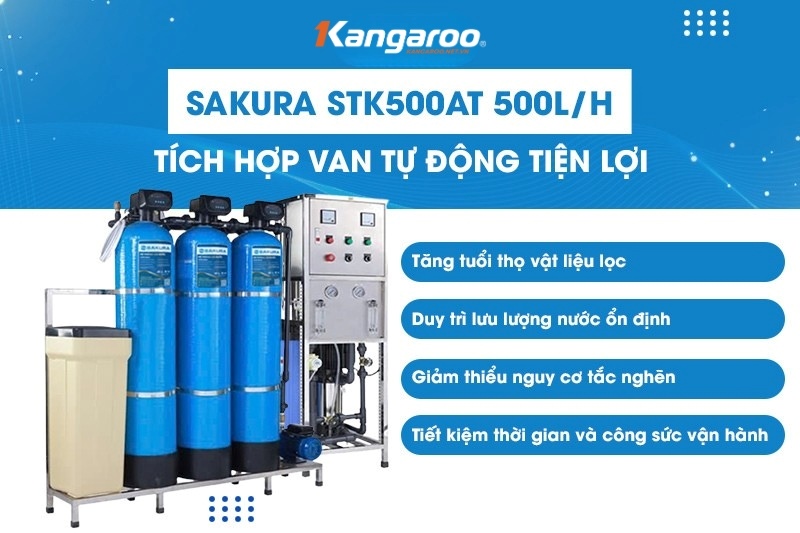 SKTK500/AT t&iacute;ch hợp van sục rửa tự động th&ocirc;ng minh