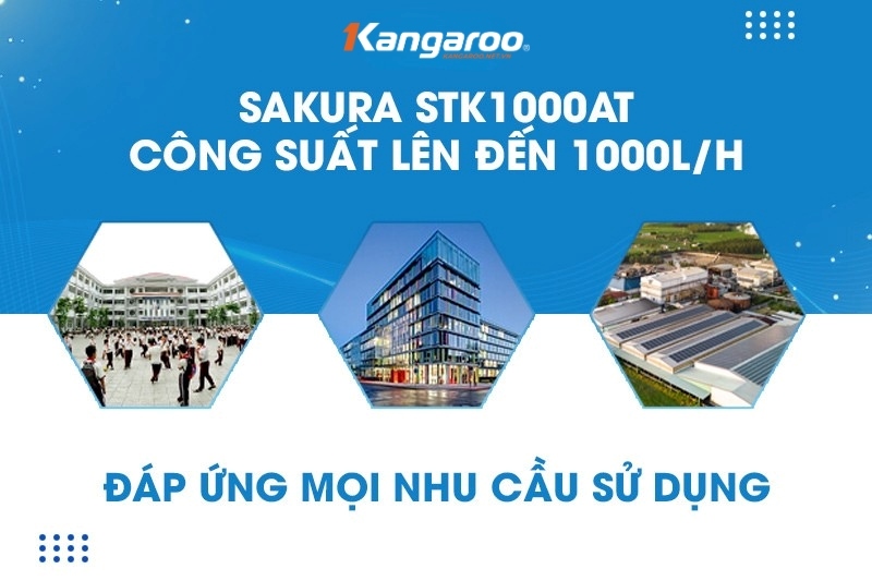 Thiết bị có công suất lọc mạnh mẽ, phục vụ đa dạng nhu cầu sử dụng