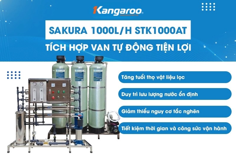 Van điều khiển tự động Autovan giúp hệ thống STK1000AT tối ưu hiệu suất vận hành