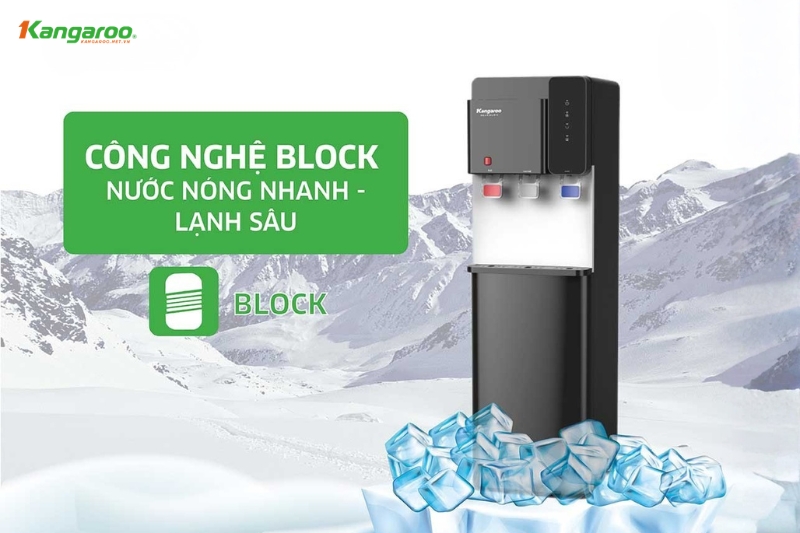 Công nghệ làm lạnh Block đảm bảo nóng nhanh - lạnh sâu