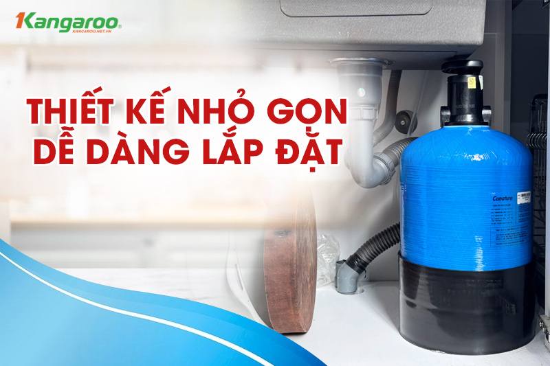 M&aacute;y lọc nước S1015 sở hữu thiết kế nguy&ecirc;n khối nhỏ gọn