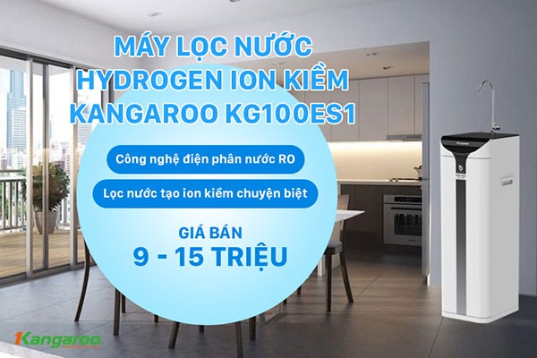 máy lọc nước hydrogen ion kiềm kangaroo kg100es1