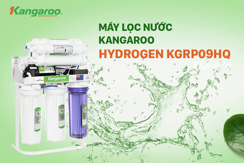 Máy lọc nước Hydrogen không tủ KGRP09HQ cao cấp của Kangaroo