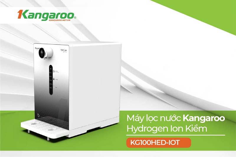  Máy lọc nước mini nóng lạnh để bàn Kangaroo KG100HED - IOT 