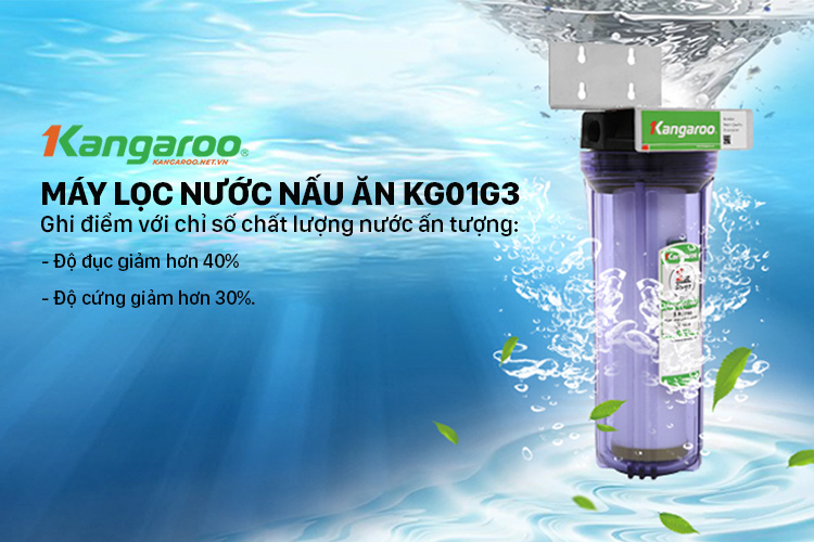 KG01G3 ghi điểm với chỉ số chất lượng nước ấn tượng