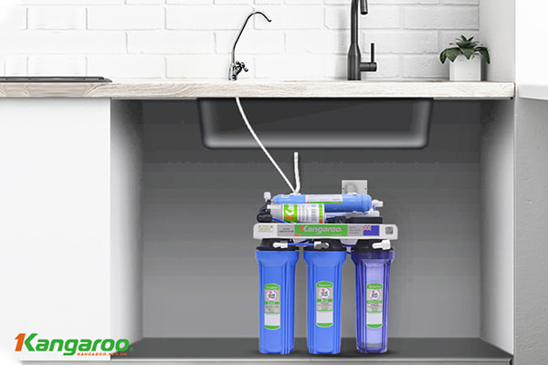 máy lọc nước lắp đặt âm tủ bếp kangaroo kg109