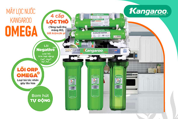 máy lọc nước âm tủ bếp tốt nhất kangaroo kg09g4