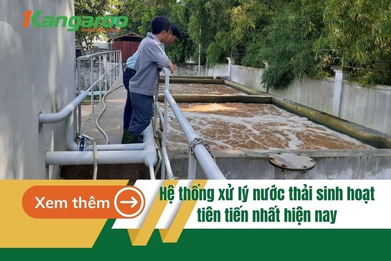 Hệ thống xử lý nước thải sinh hoạt quy mô vừa và nhỏ