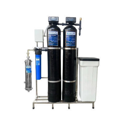 Máy lọc nước 2 cột áp lực tự động sục rửa có màng siêu lọc UF Sakura SKUF212C