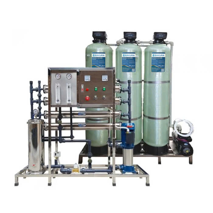Hệ thống lọc nước tinh khiết tự động sục rửa SAKURA 1000L/H SKTK1000/AT