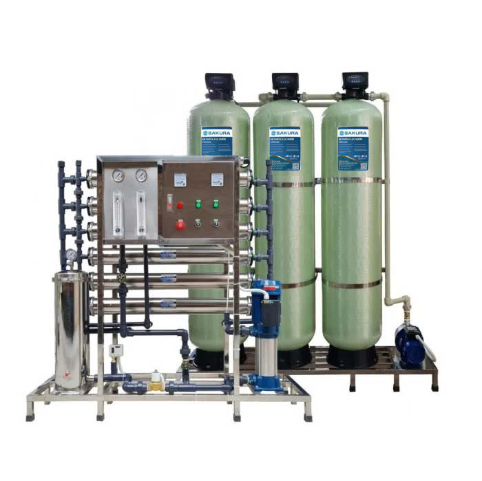 Hệ thống lọc nước tinh khiết tự động sục rửa SAKURA 1500L/H SKTK1500/AT